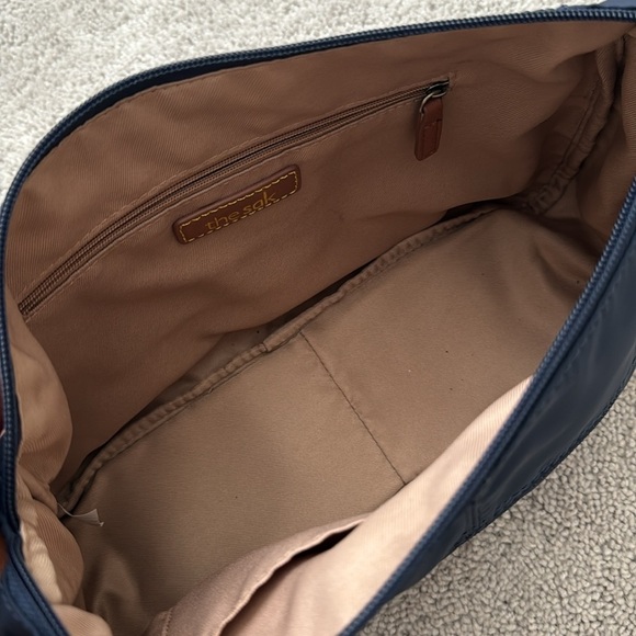 The Sak Esperato Hobo Bag | Navy with Tan Strap - Picture 6 of 11